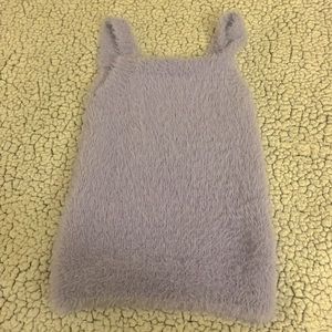 Glo fashion london fuzzy top (Francesca’s)